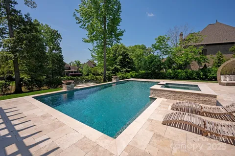 a view of swimming pool with lounge chair