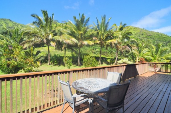 7158 Kahuna Road, Unit 1 & 2 Kapaa, HI 96746 - Photo 10 of 23 a view of a balcony with lake view