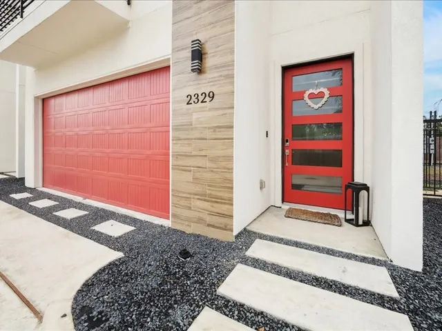 a house with a outdoor space