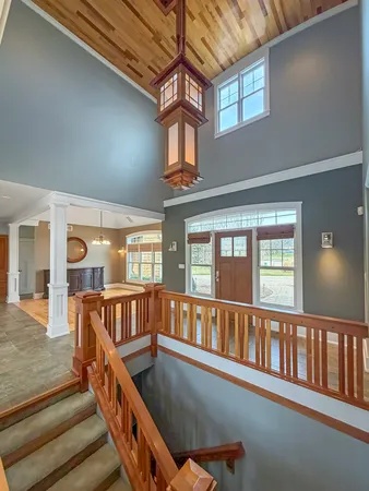 a view of an chairs balcony