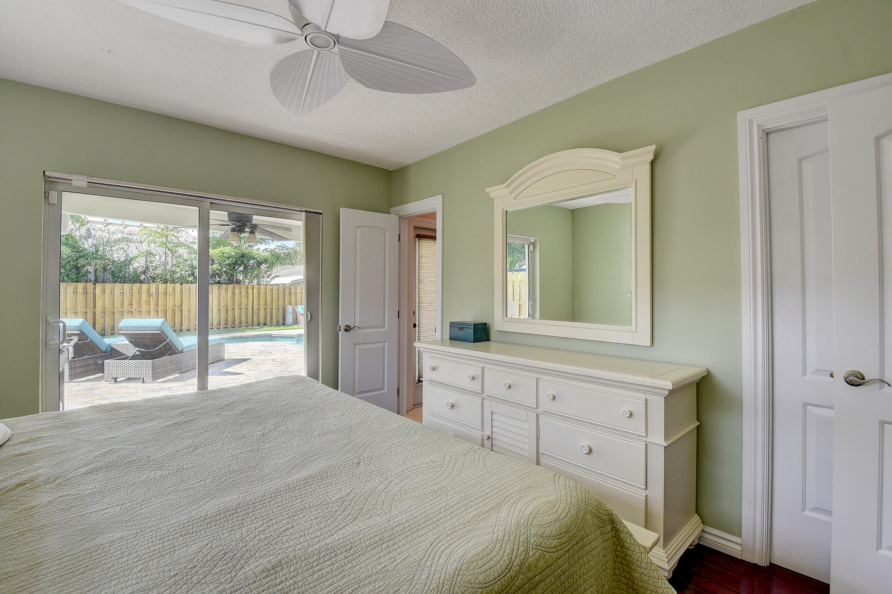1246 Southwest 13th Drive Boca Raton, FL 33486 - Photo 20 of 43 Master Overlooks the Pool