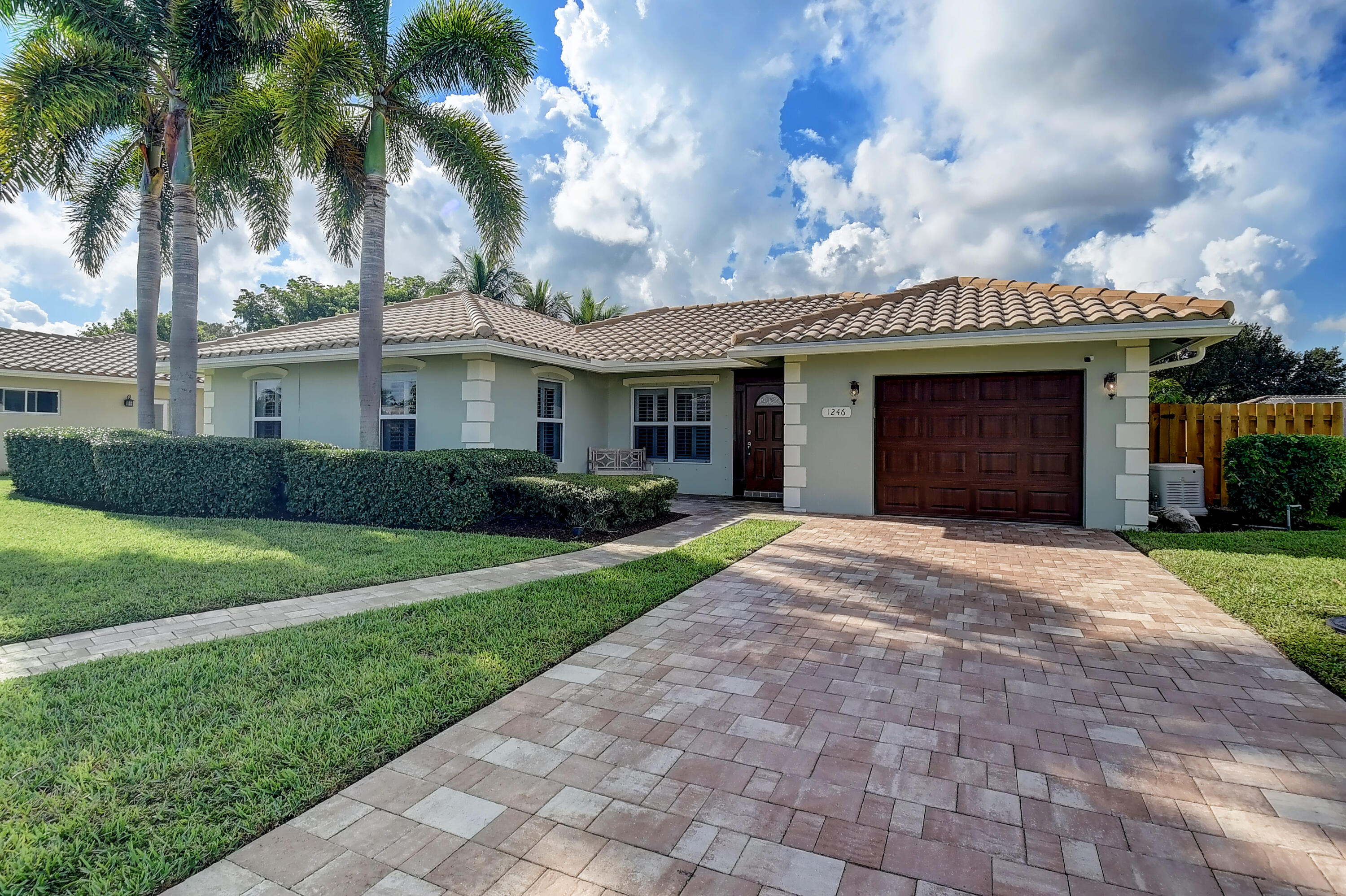 1246 Southwest 13th Drive Boca Raton, FL 33486 - Photo 3 of 43 Paver Driveway