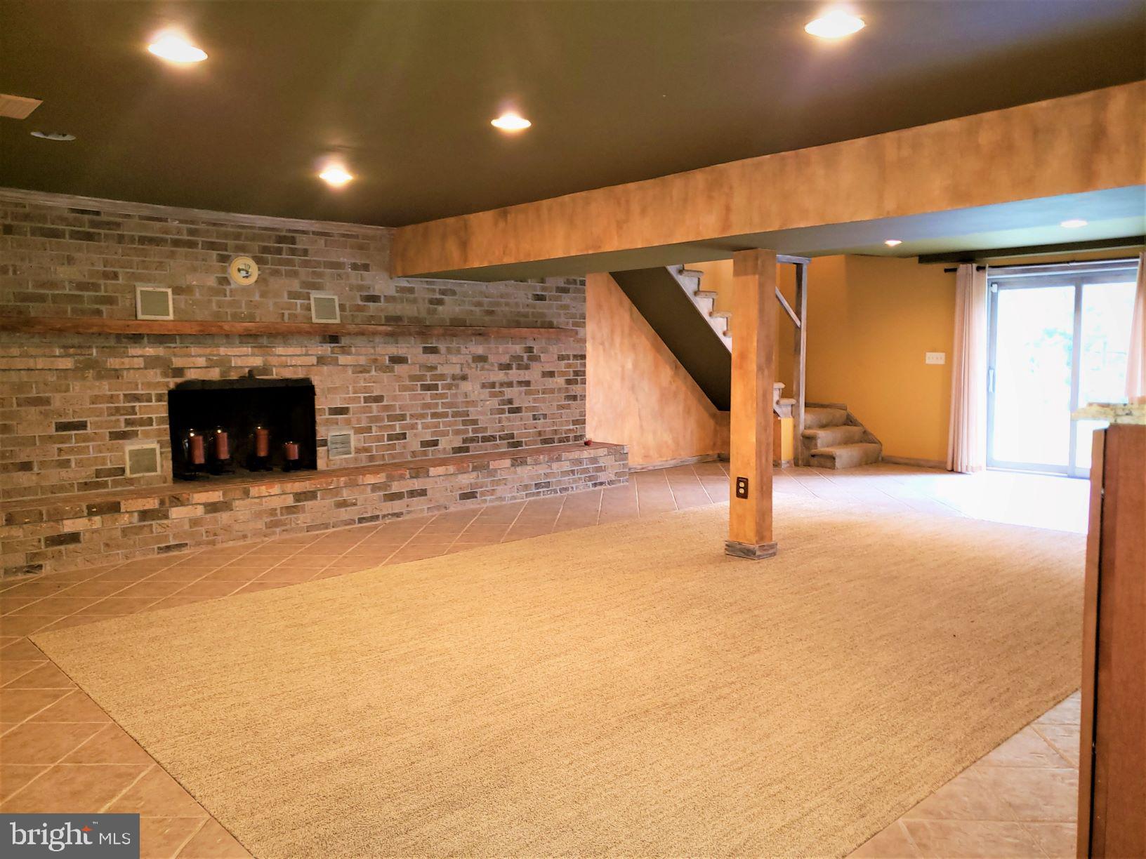 9395 Ramey Road Marshall, VA 20115 - Photo 42 of 71 2nd fireplace and walk out basement