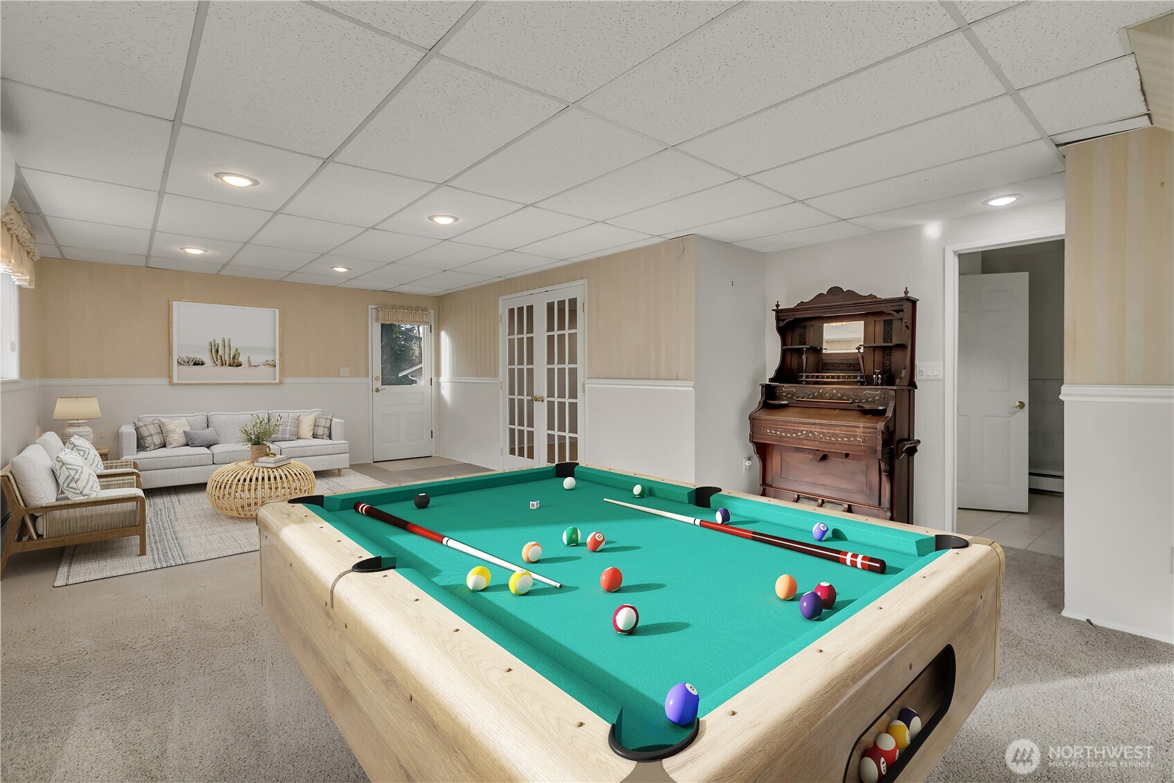 29820 6th Avenue South Federal Way, WA 98003 - Photo 23 of 40 a room with pool table and windows