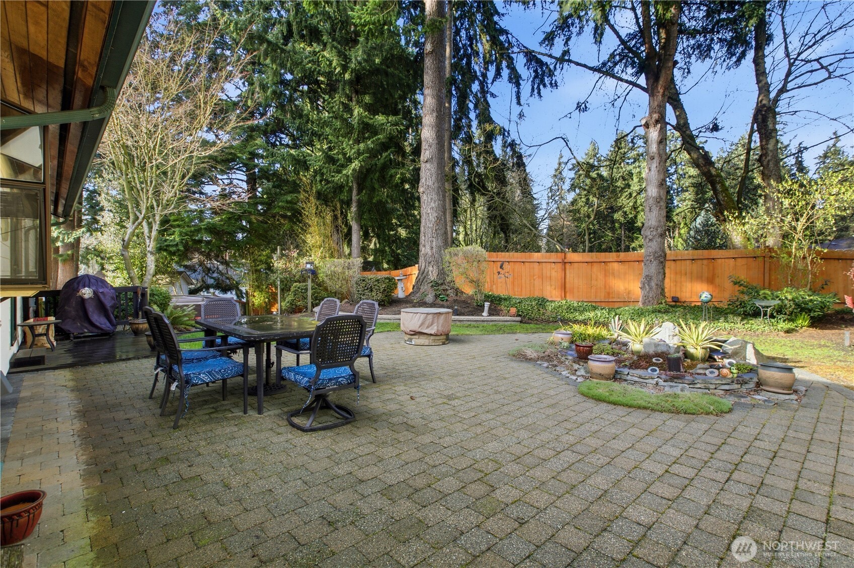 29820 6th Avenue South Federal Way, WA 98003 - Photo 29 of 40 a view of a backyard with plants and a patio