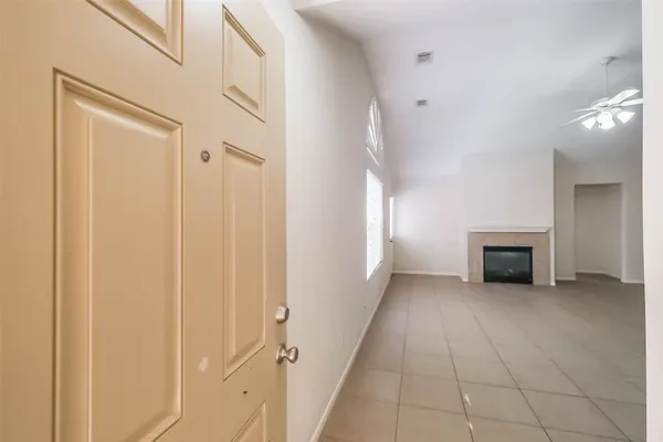 a view of a livingroom with a fireplace