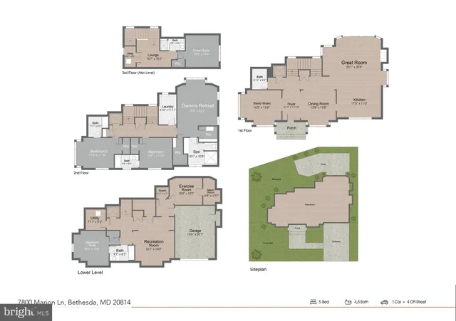 $2,995,000 | 7800 Marion Lane, Bethesda, MD 20814