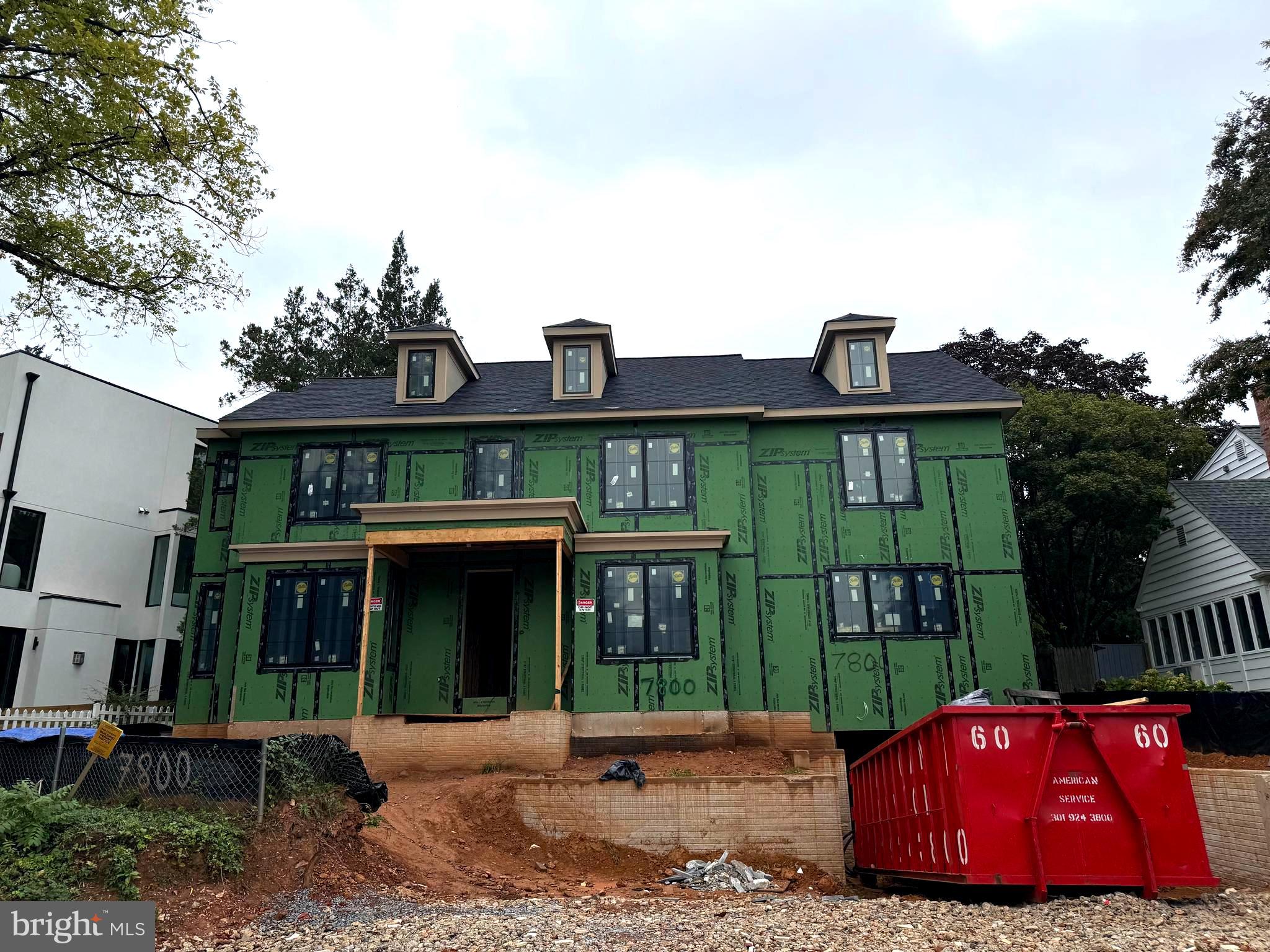 7800 Marion Lane Bethesda, MD 20814 - Photo 7 of 11 a front view of a house