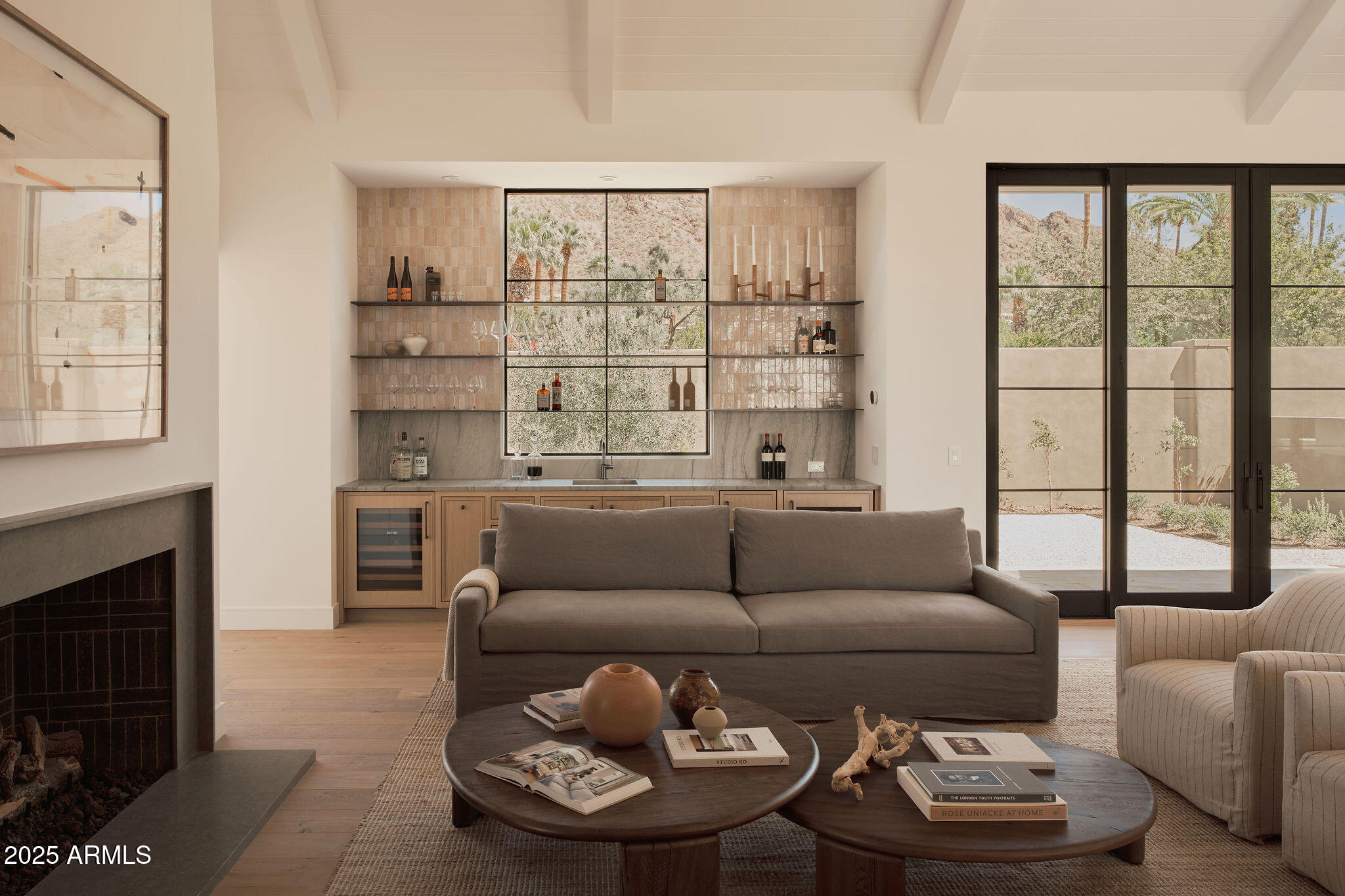 4600 North Rubicon Avenue, Unit 2 Phoenix, AZ 85018 - Photo 11 of 53 a living room with furniture and a fireplace