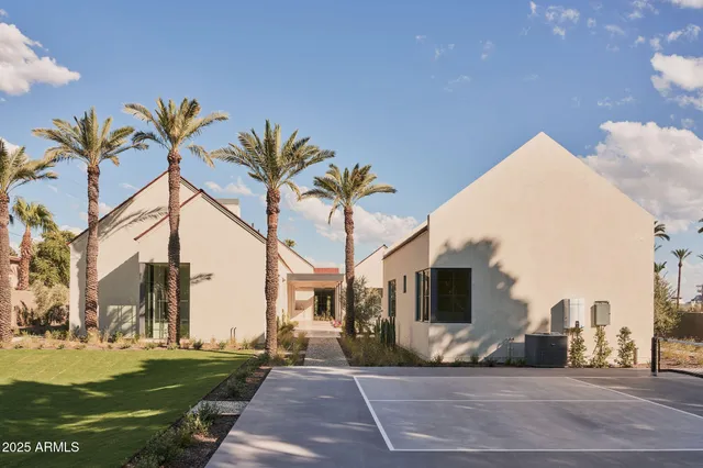 a view of a house with patio