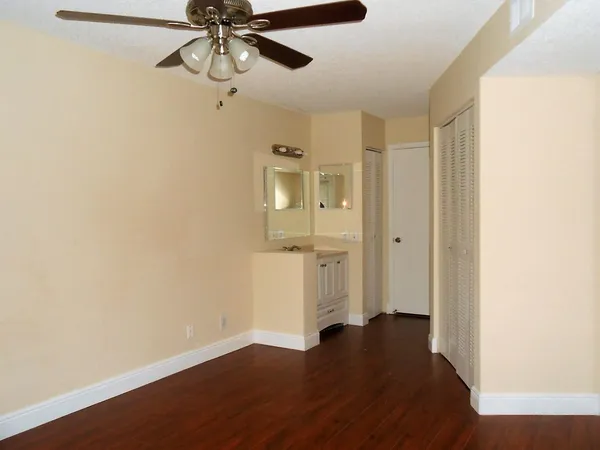 wooden floor in an empty room
