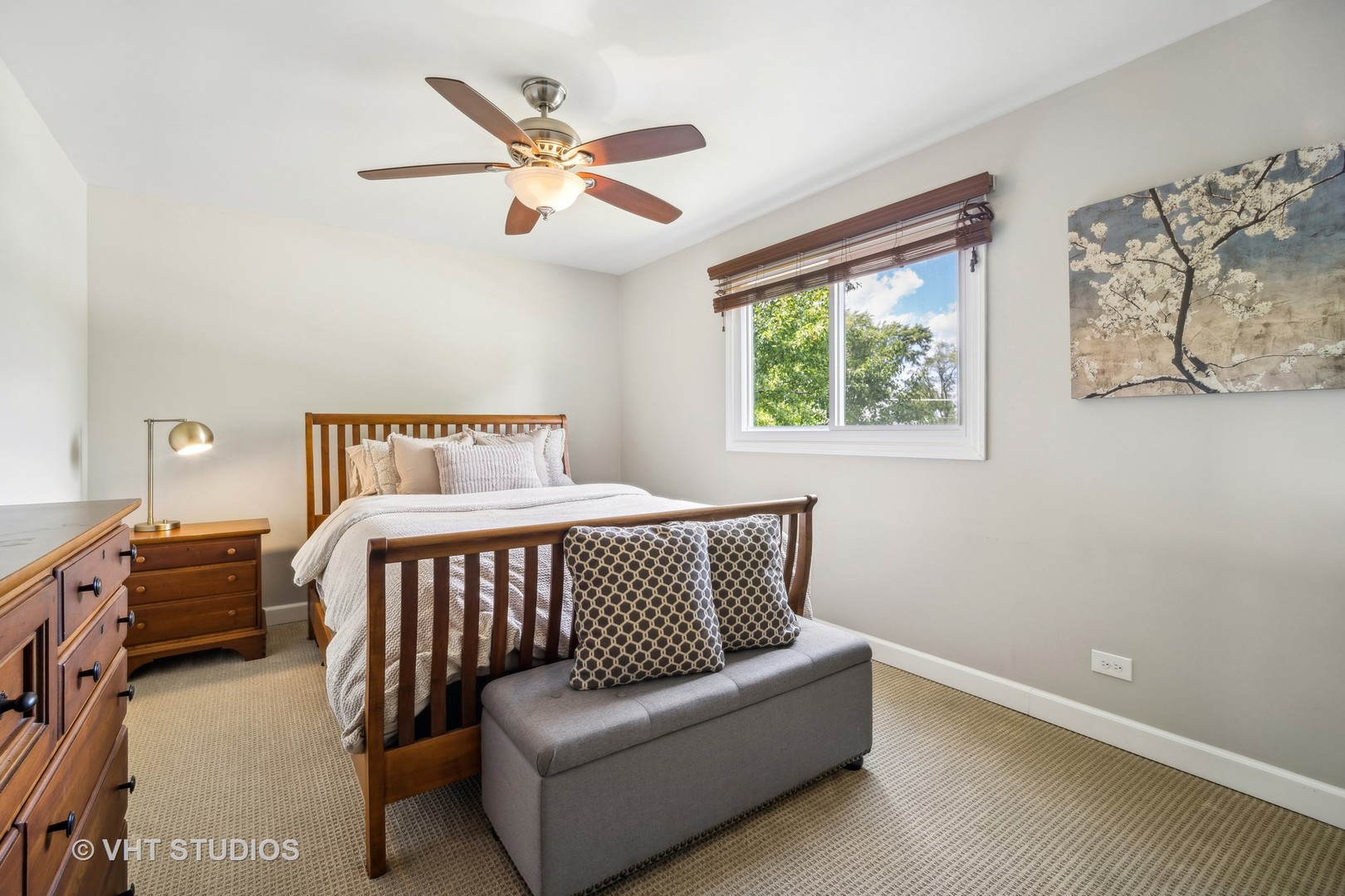 221 West Harrison Road Lombard, IL 60148 - Photo 11 of 24 a bedroom with furniture and window