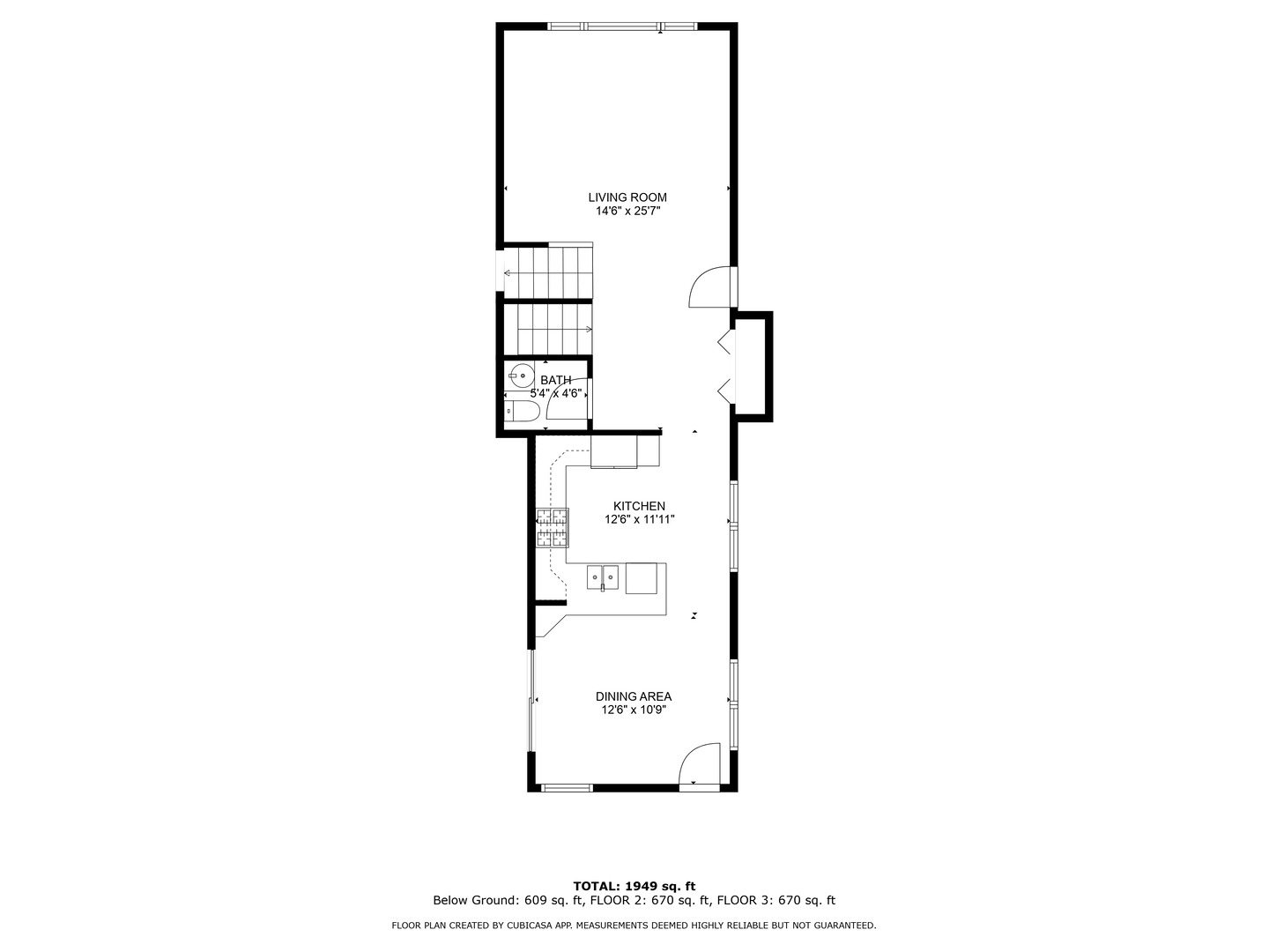 221 West Harrison Road Lombard, IL 60148 - Photo 22 of 24 a picture of a room with a floor to ceiling window