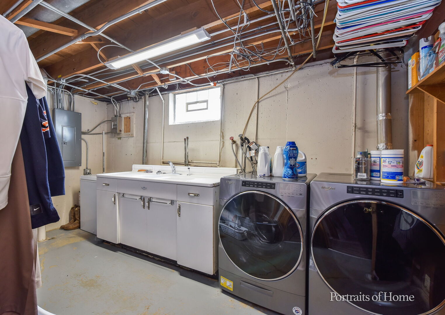 856 North Webster Street Naperville, IL 60563 - Photo 18 of 21 a utility room with dryer and washer