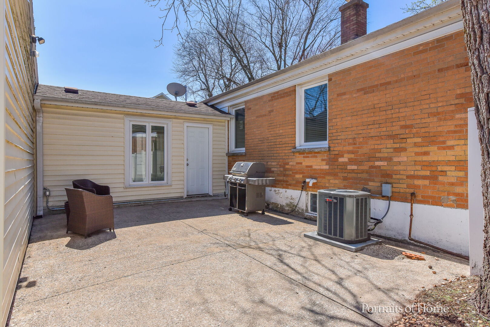 856 North Webster Street Naperville, IL 60563 - Photo 21 of 21 a backyard of a house with yard and outdoor seating