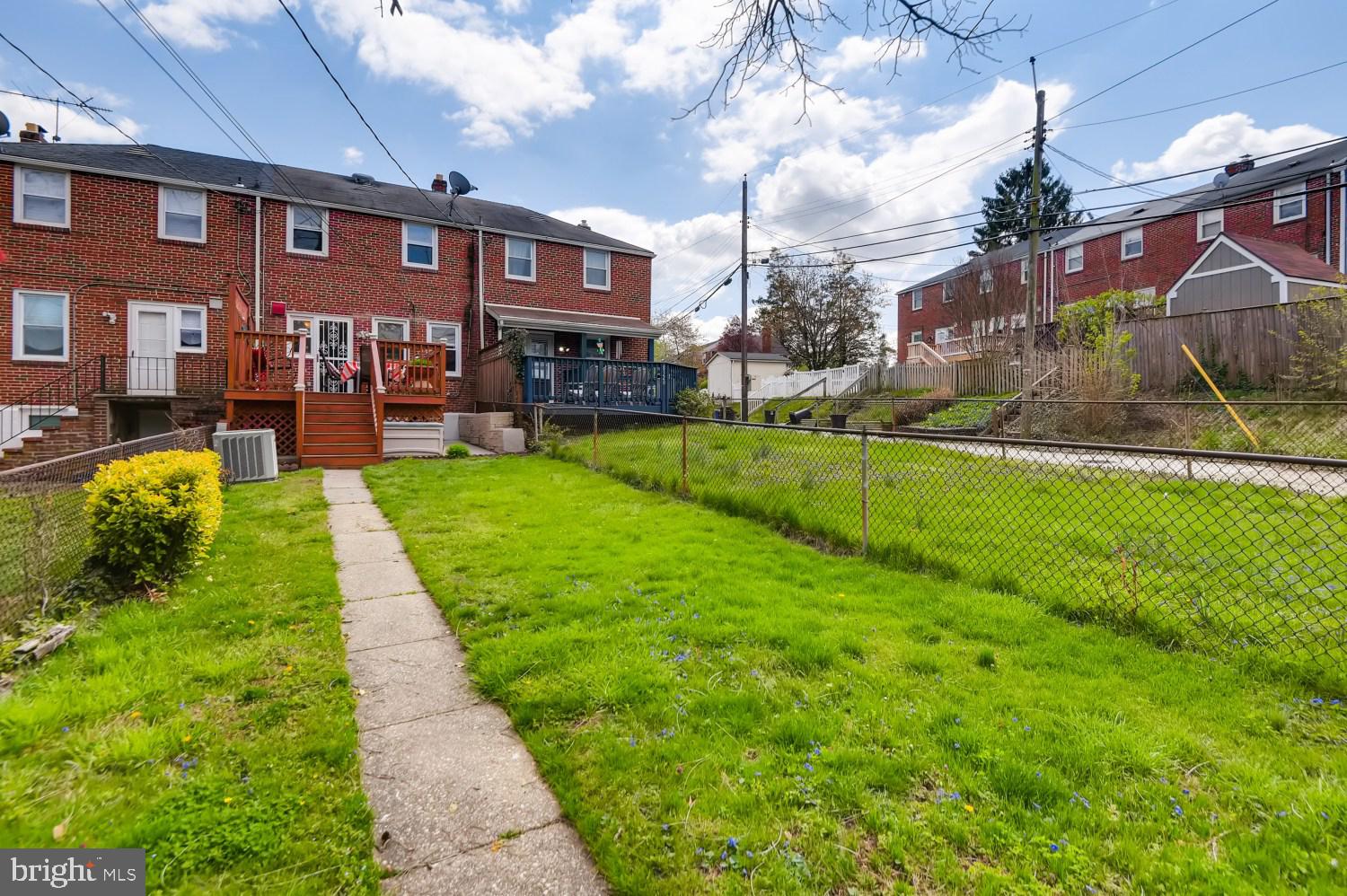 8322 Byington Road Towson, MD 21286 - Photo 28 of 31 View of the rear of the house & deck