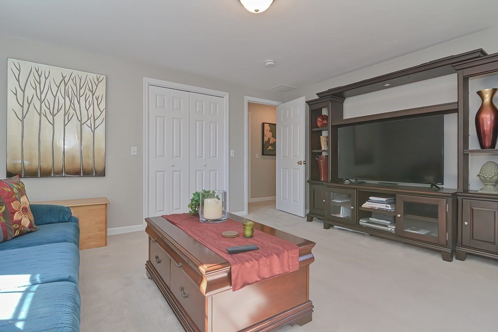 5 Tower Hill Drive Sandwich, MA 02563 - Photo 33 of 41 a living room with a flat screen tv and a couch