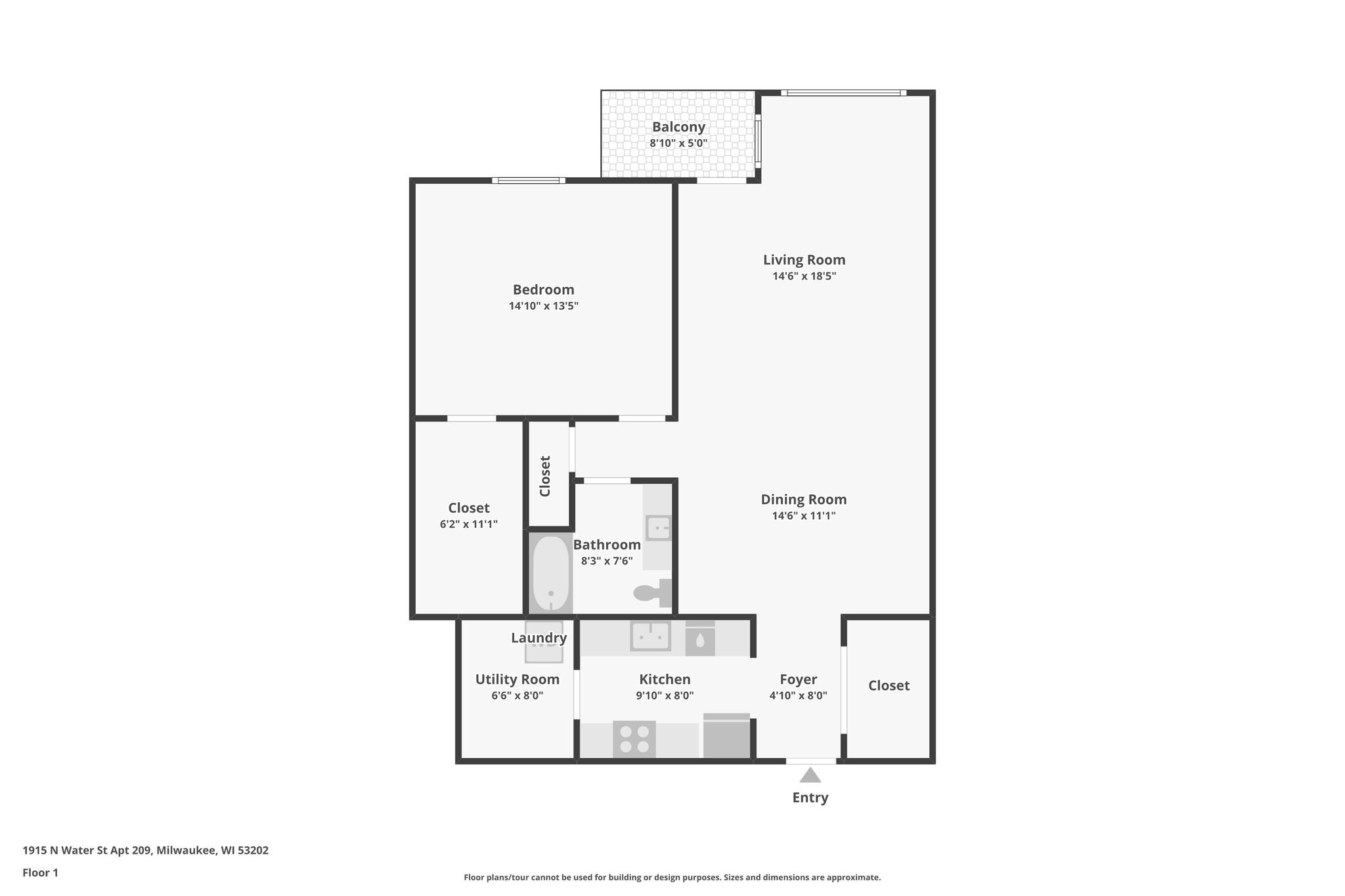 1915 North Water Street, Unit 209 Milwaukee, WI 53202 - Photo 25 of 25