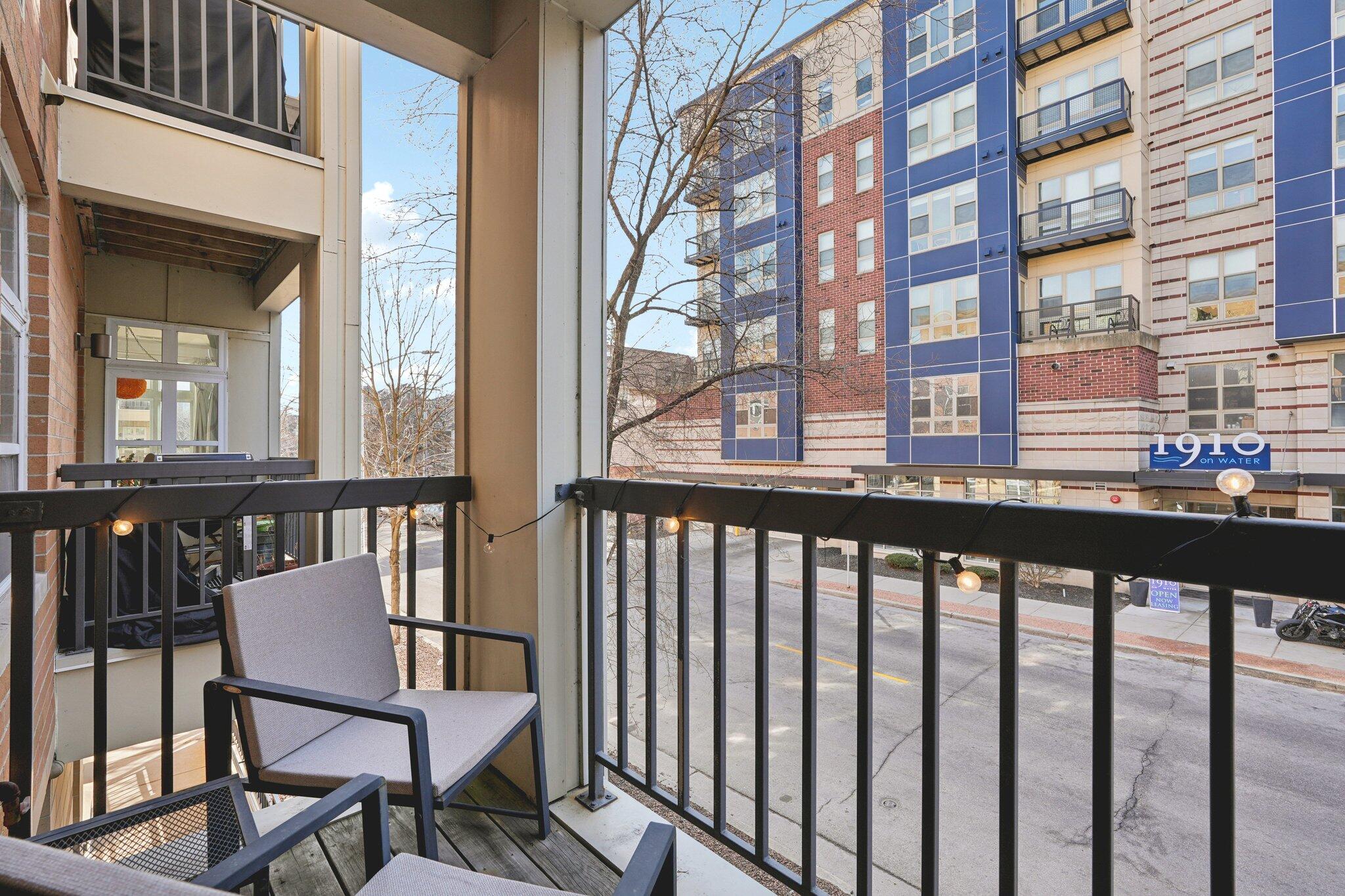 1915 North Water Street, Unit 209 Milwaukee, WI 53202 - Photo 4 of 25 Balcony