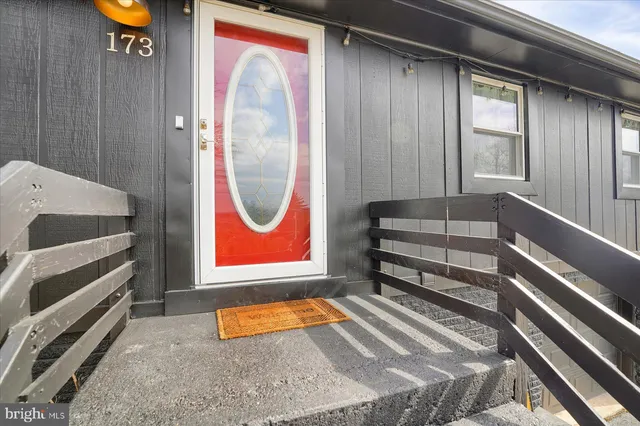 a room with furniture and a window