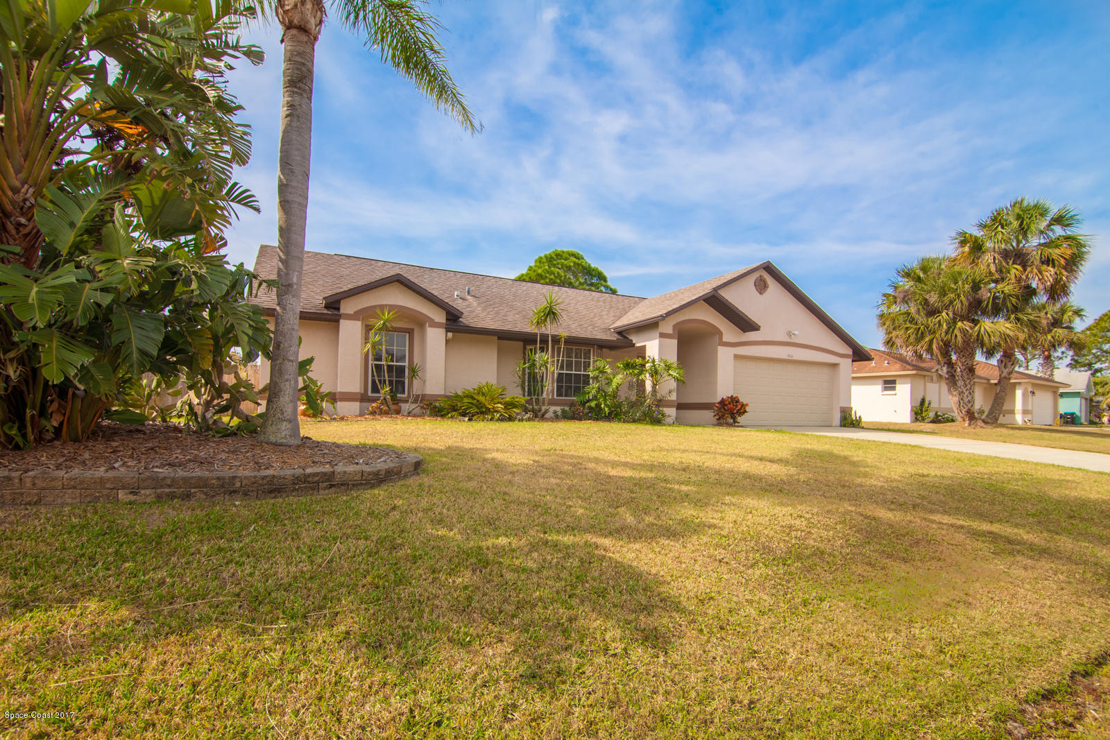 640 Crowberry Road Northeast Palm Bay, FL 32907 - Photo 2 of 16 Front from angle