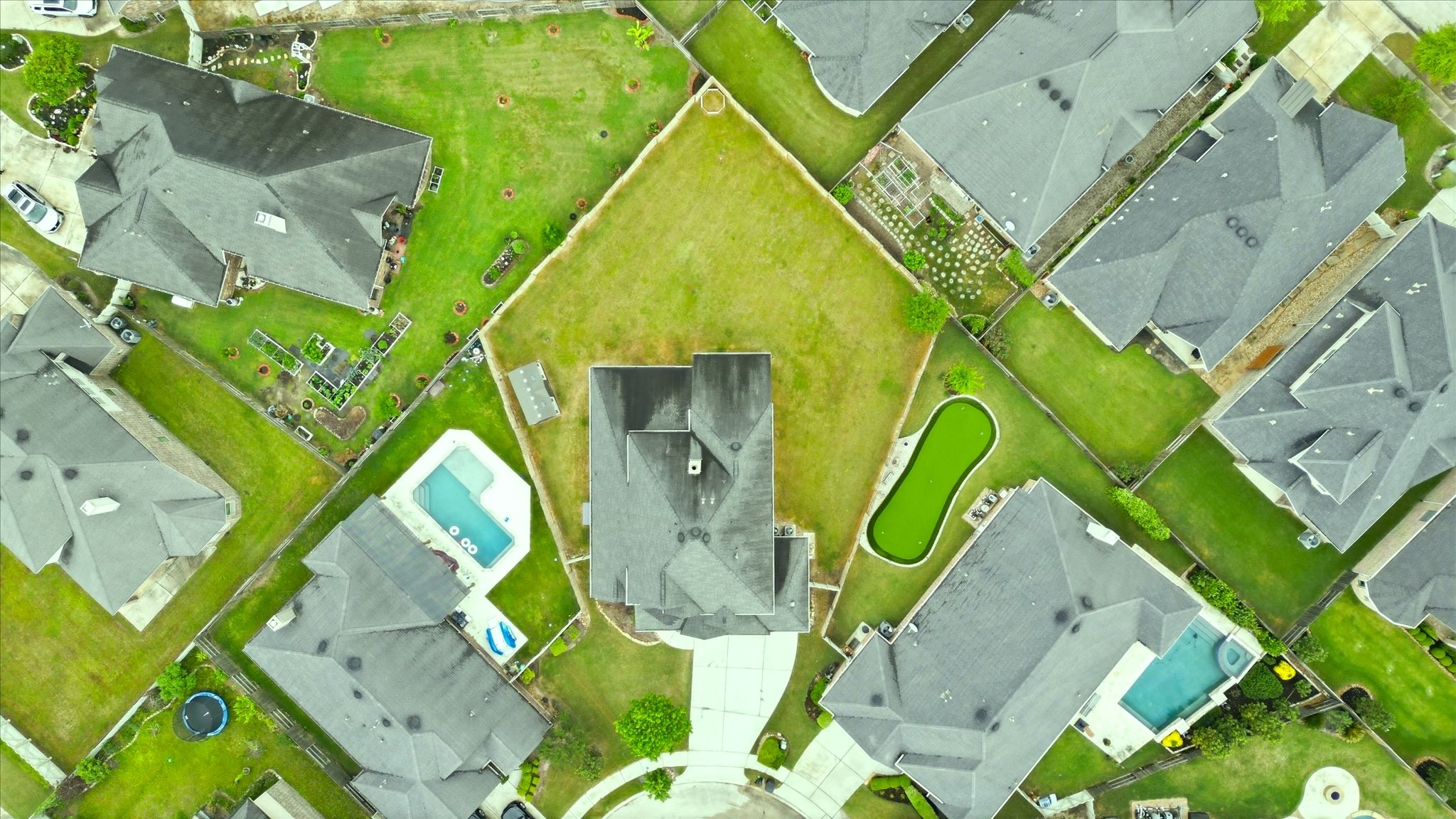 17211 Green Darter Conroe, TX 77385 - Photo 3 of 48 This aerial view showcases the oversized yard