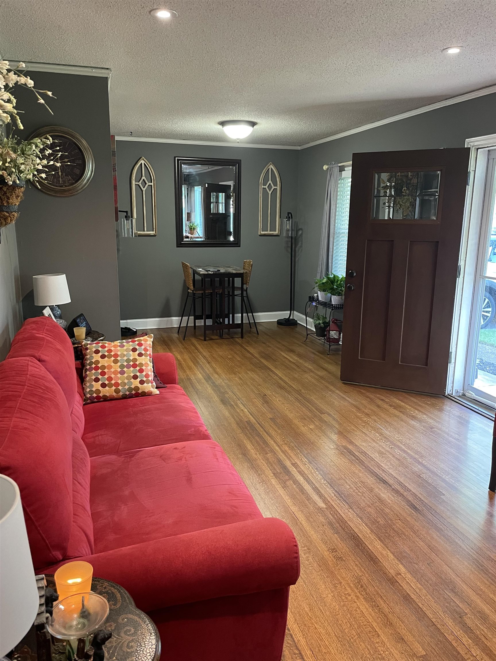 5065 Flamingo Road Memphis, TN 38117 - Photo 16 of 18 a bedroom with a bed and wooden floor