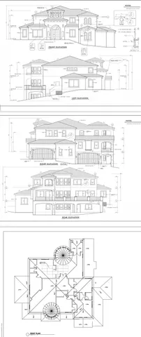 a black and white photo of a painting