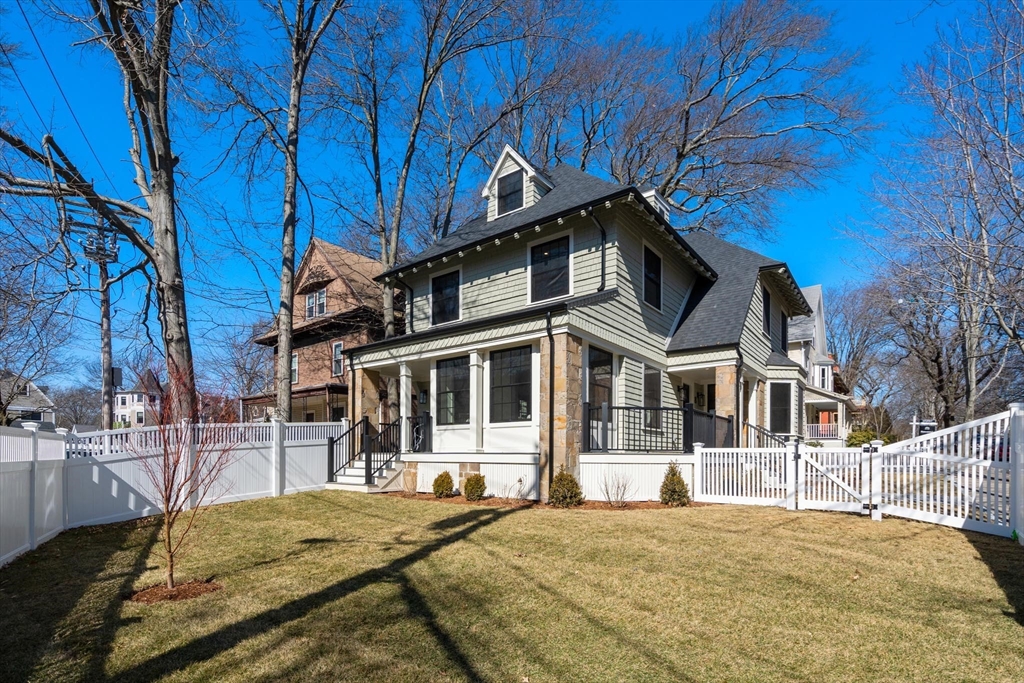 8 Stetson Street Brookline, MA 02446 - Photo 1 of 36 a house view with a outdoor space
