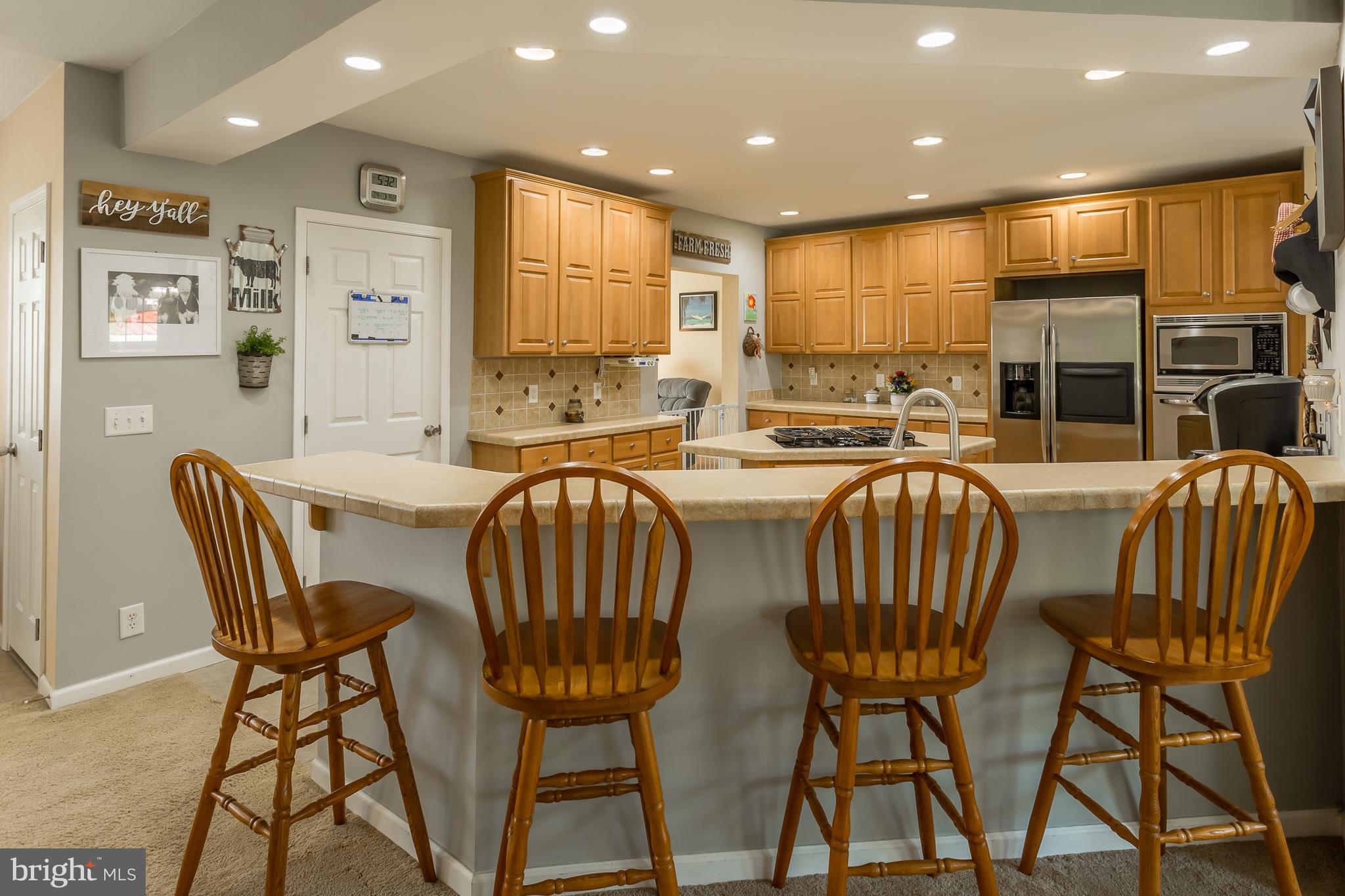 20405 Bucks Branch Road Bridgeville, DE 19933 - Photo 15 of 56 KITCHEN WITH BREAKFAST BAR