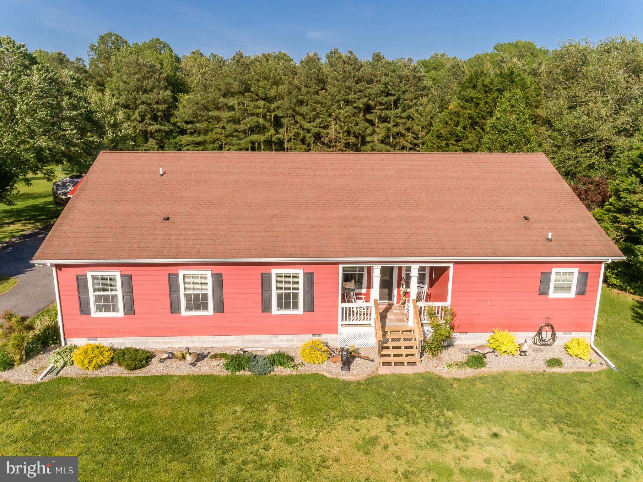 20405 Bucks Branch Road Bridgeville, DE 19933 - Photo 4 of 56 AERIAL VIEW OF FRONT
