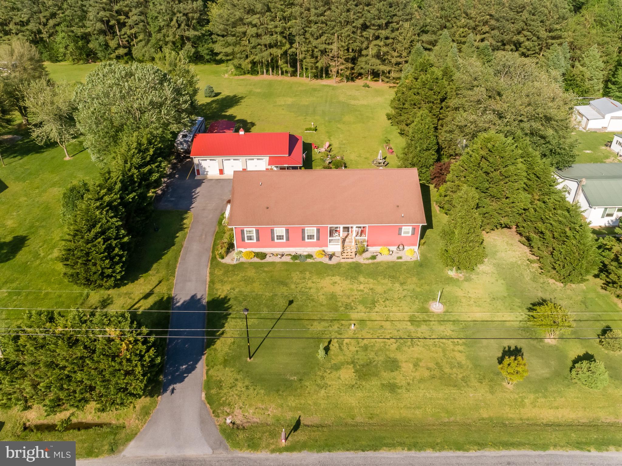 20405 Bucks Branch Road Bridgeville, DE 19933 - Photo 53 of 56 AERIAL VIEW OF PROPERTY