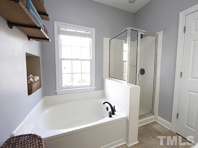 5305 Back Sail Court Raleigh, NC 27613 - Photo 8 of 18 Master bath that invites those calgon moments!
