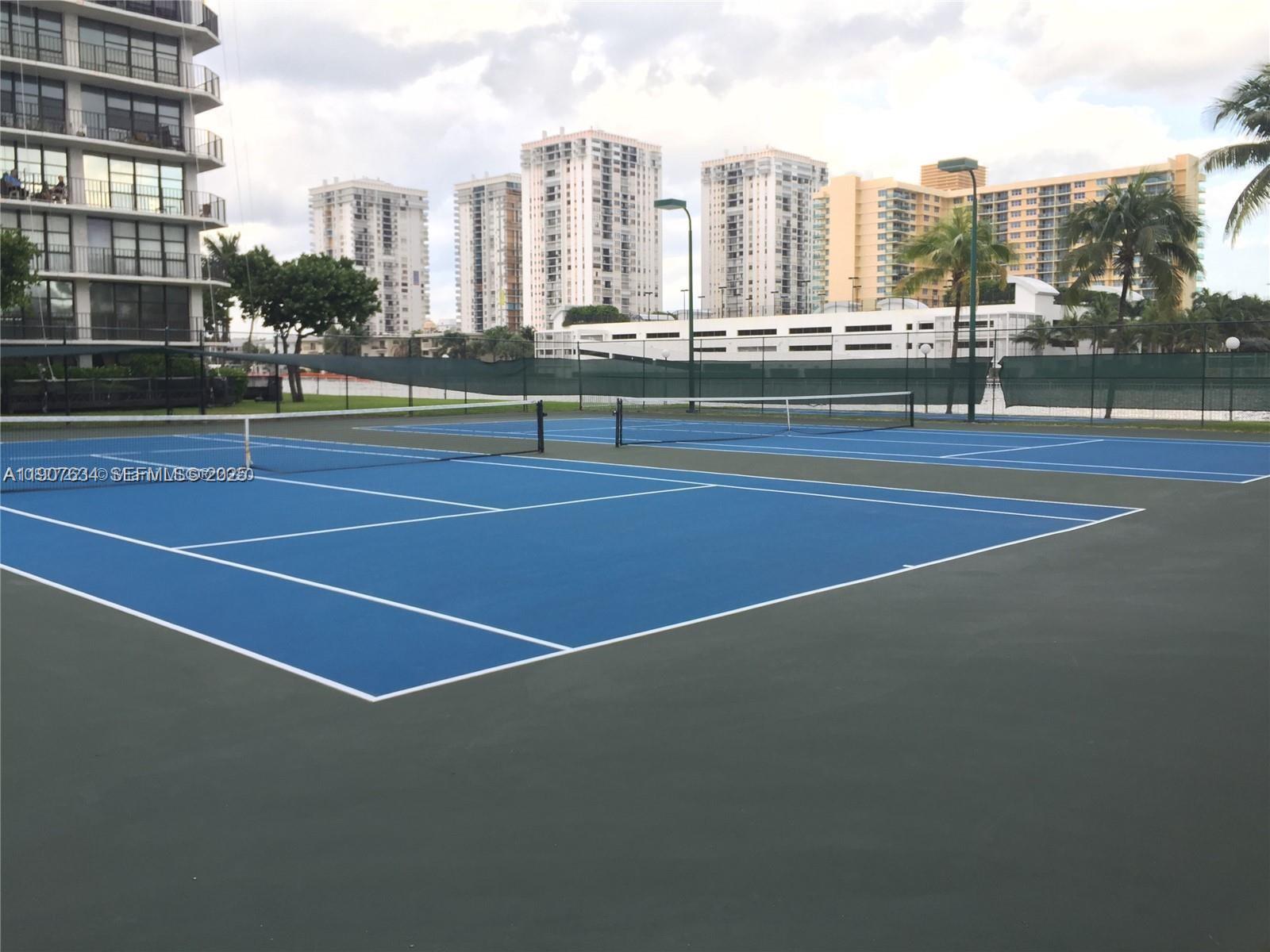1000 Parkview Drive, Unit 511 Hallandale Beach, FL 33009 - Photo 5 of 17 a view of a tennis court