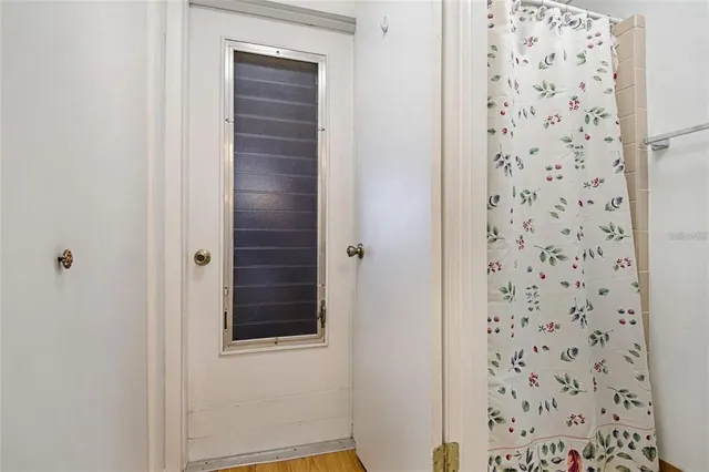 a view of a bathroom