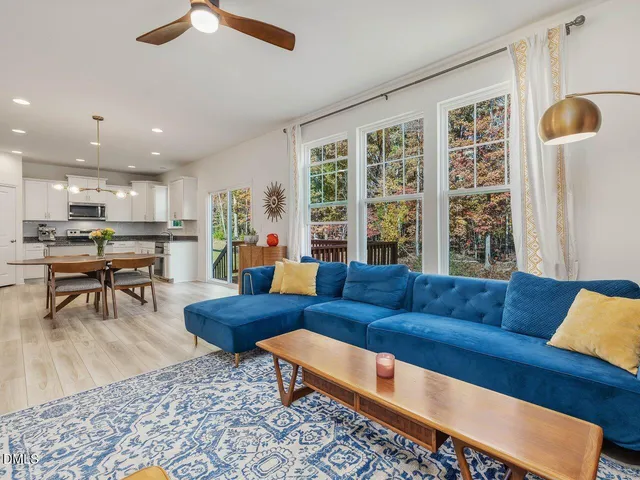 a view of wooden deck