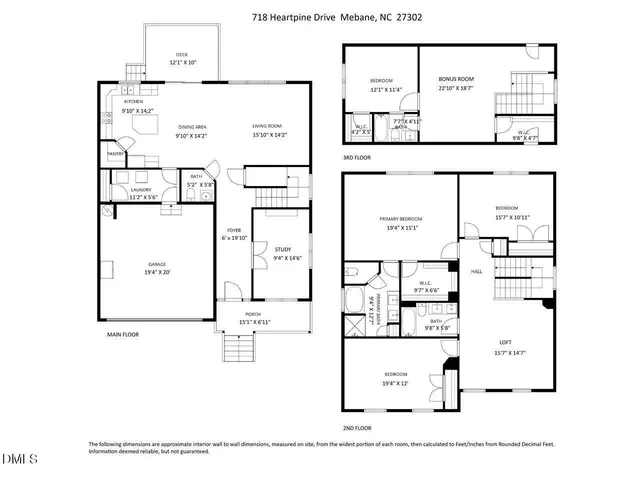 $465,000 | 718 Heartpine Drive, Mebane, NC 27302
