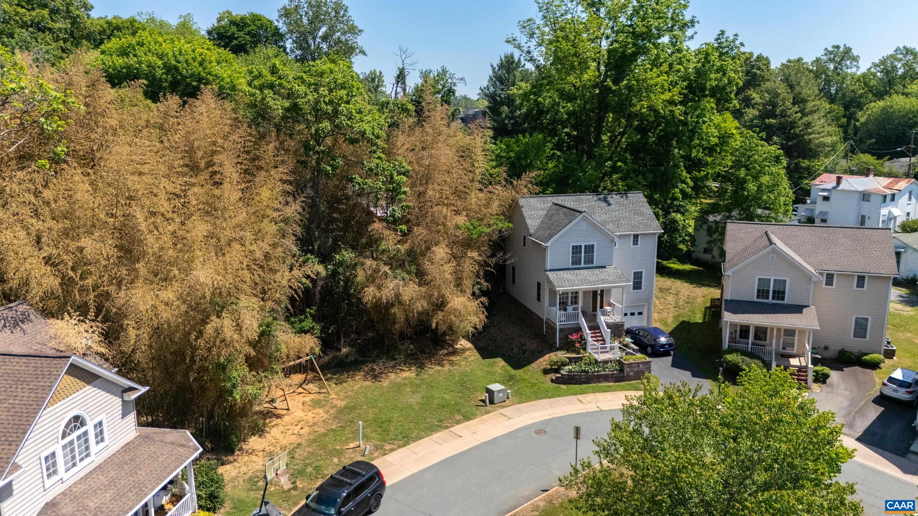 125 Roy's Place Charlottesville, VA 22902 - Photo 10 of 19 an aerial view of a house with yard swimming pool and outdoor seating