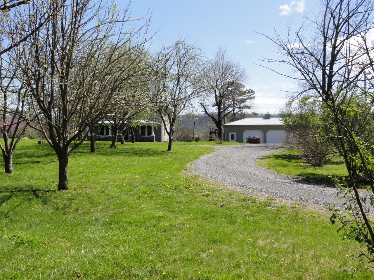 3388 Webster Road Blue Ridge, VA 24064 - Photo 35 of 40 a view of a house with backyard and trees
