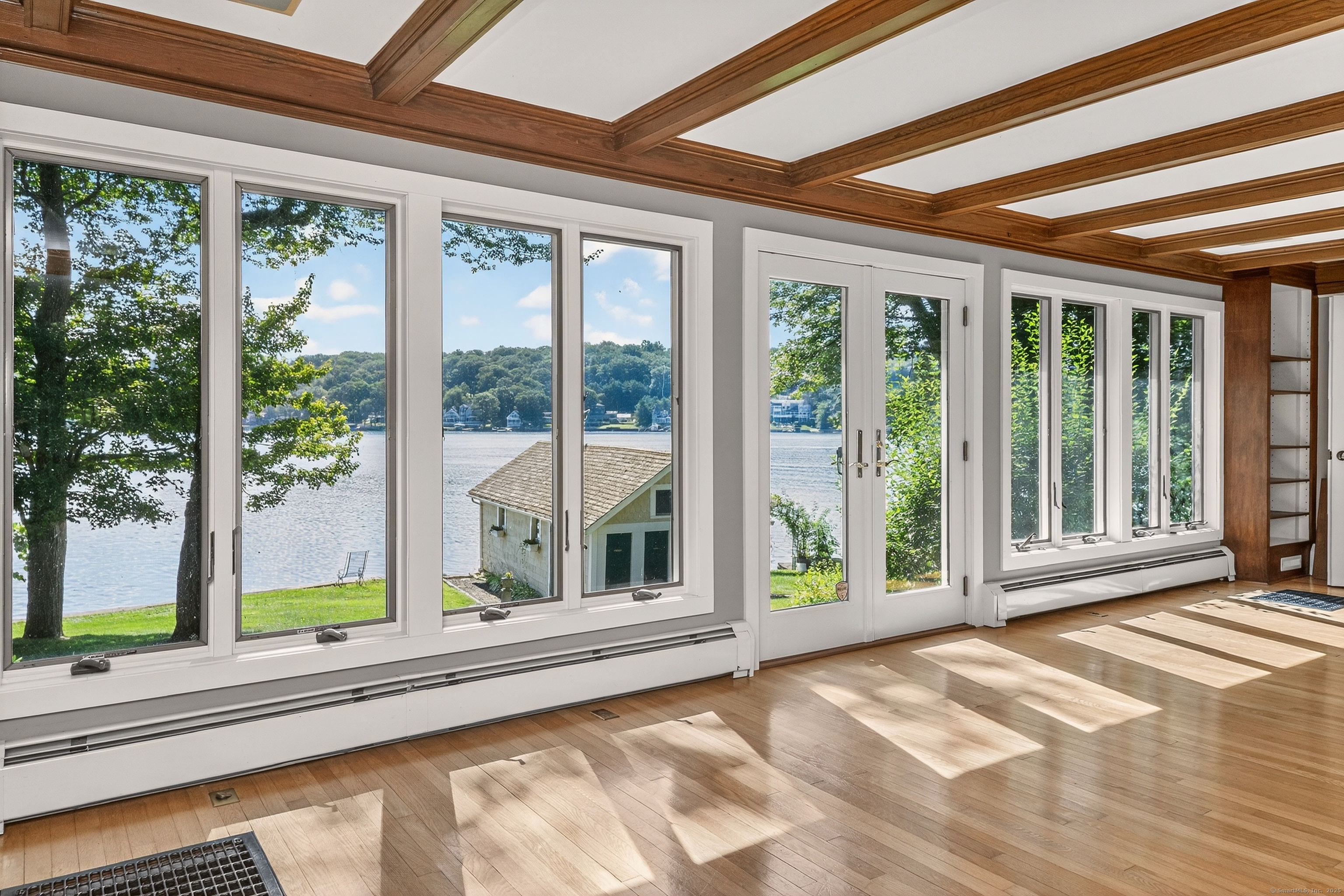 98 Island Trail Morris, CT 06763 - Photo 11 of 36 a view of a garden from a windows