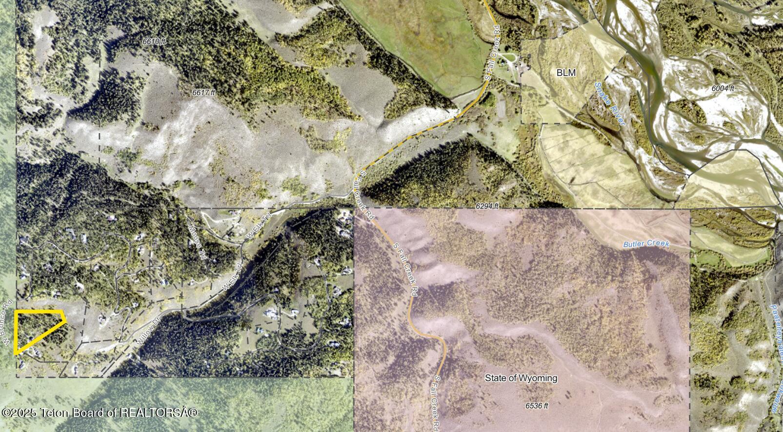 4420 Bronco Road Wilson, WY 83014 - Photo 48 of 48 Zoomed out aerial