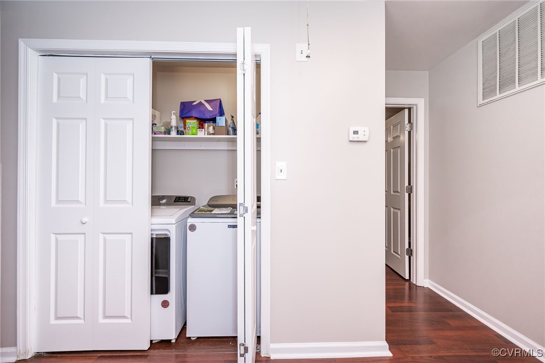 7427 Trailing Rock Road Prince George, VA 23875 - Photo 19 of 25 a view of hallway with wooden floor