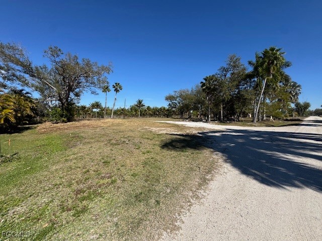 5960 Samoa Drive Bokeelia, FL 33922 - Photo 2 of 5 a view of dirt yard with a large tree