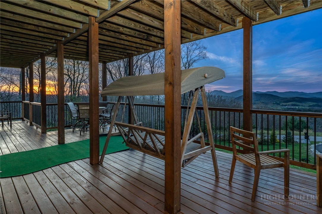 1161 Grandview Dr Extension Boone, NC 28607 - Photo 37 of 43 a view of balcony with wooden floor