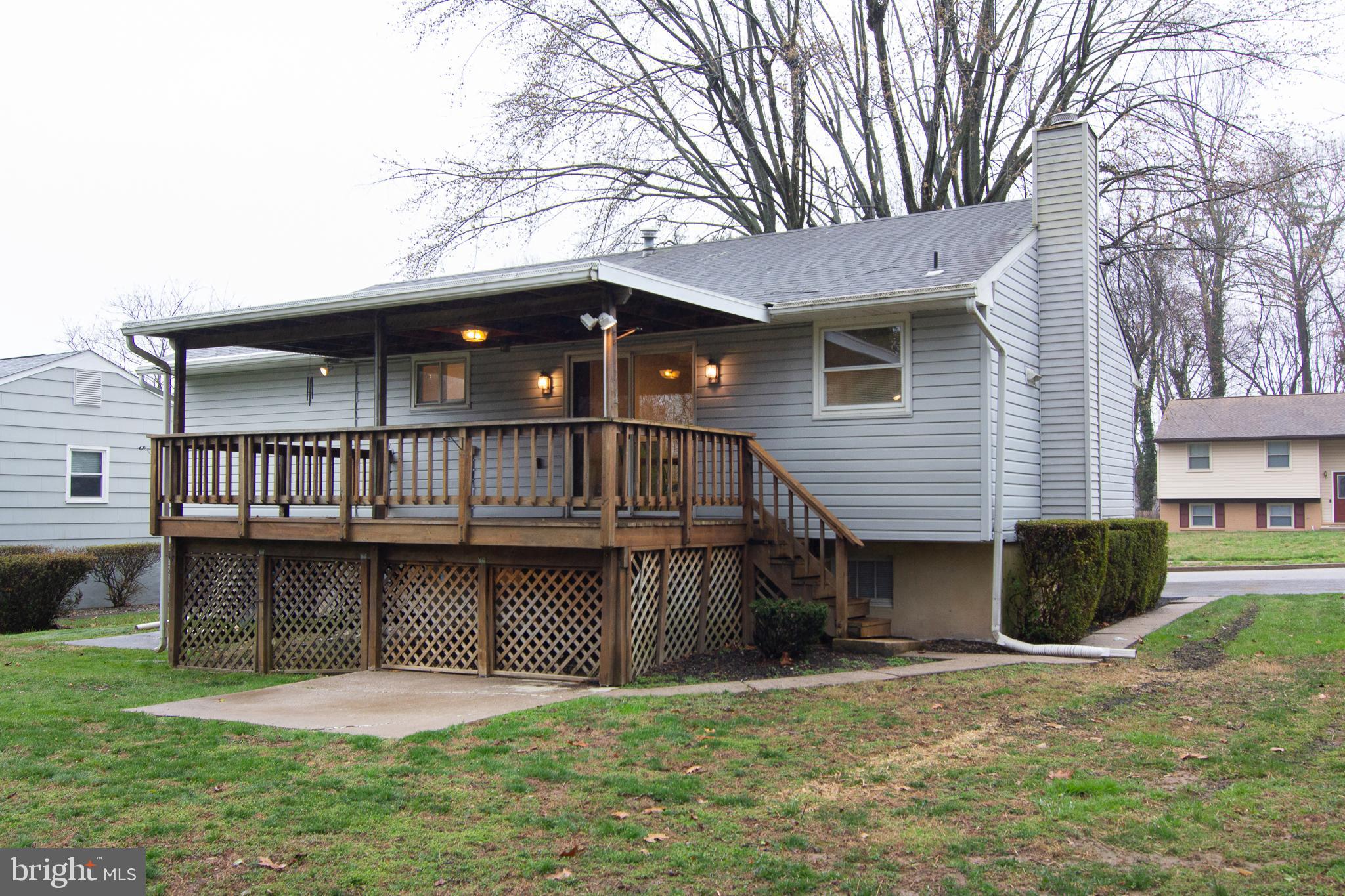 116 Strongwood Road Owings Mills, MD 21117 - Photo 4 of 32 Large Rear Deck