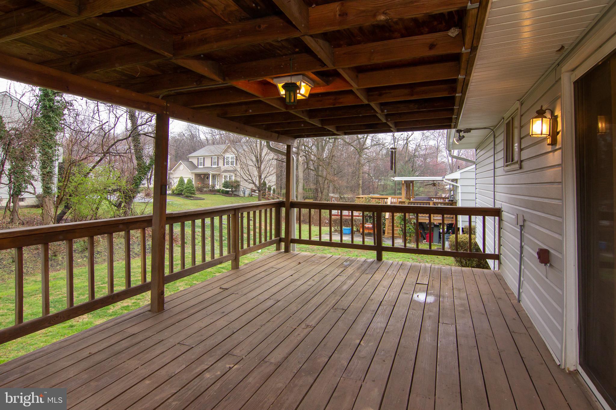 116 Strongwood Road Owings Mills, MD 21117 - Photo 32 of 32 Large Rear Deck