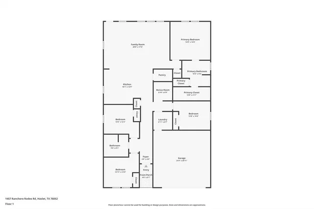 $2,400 | 1457 Ranchero Rodeo Road, Fort Worth, TX 76052