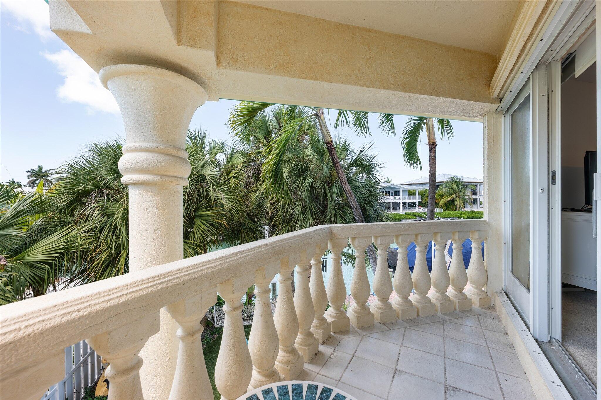 431 12th Street Key Colony Beach, FL 33051 - Photo 21 of 31 Primary Bedroom Balcony