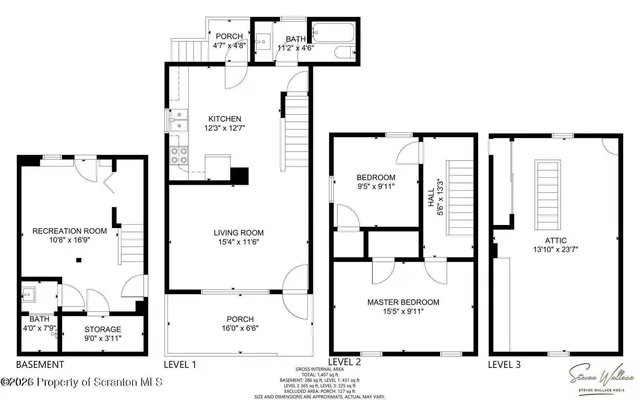 $1,200 | 154 Parsonage Street, Pittston, PA 18640