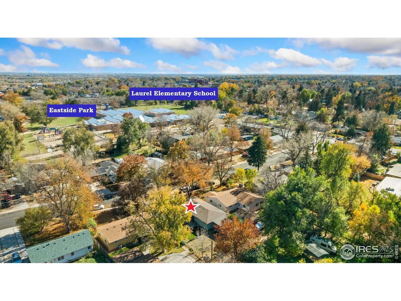 805 Colorado Street Fort Collins, CO 80524 - Photo 43 of 45 a picture of city and mountain view